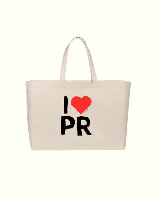 “I❤️PR” JUMBO TOTE BAG